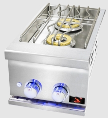 Whistler Grills Stainless Steel Prime Double Side Gas Burner