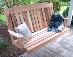 Creekvine Designs 2 Foot Cedar Classic Porch Swing