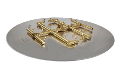 Warming Trends 36 Inch Crossfire Original Circular Pan Fire Pit Kit - 290 - 000 BTU