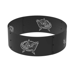 Blue Sky Columbus Blue Jackets 36 Inch Round Woodburning NHL Fire Ring