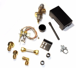 Copreci 72PKNQM Natural Gas Safety Pilot Kit with Quick-Mount Connector and Side Inlet Valve