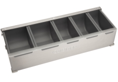 Cuisinart Grill Stainless Steel Condiment and Topping Station