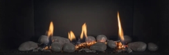 Montigo Twilight Contemporary Media Set for 42 Inch DelRay Square Fireplaces
