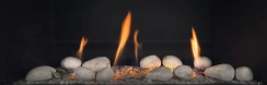 Montigo Winter Contemporary Media Set for 46 Inch DelRay Square Fireplaces