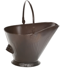Dagan 14 Inch Funnel Top Steel Coal Hod