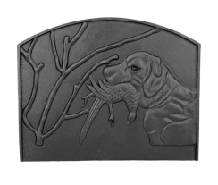 Dagan 19 Inch Hunting Dog Cast Iron Fireback