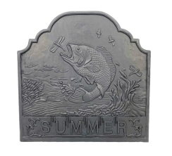 Dagan 21 Inch Summer Cast Iron Fireback