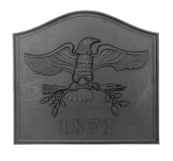 Dagan 24 Inch 1871 Eagle Cast Iron Fireback
