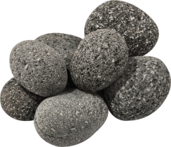 Dagan 3 to 4 Inch Tumbled Lava Stones - 10 Pound Bag