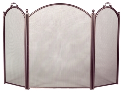 Dagan 52 Inch Arched Bronze Fireplace Screen