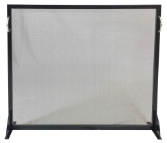 Dagan Wrought Iron and Stainless Steel Fireplace Screen