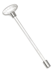 Dante Universal Gas Key - 8 Inches - Chrome Finish