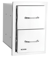 Bull Outdoors 15 Inch Outdoor Kitchen Double Drawers