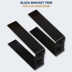 Lexington Hearth Decorative Brackets for Flat Sawn Beam Mantels