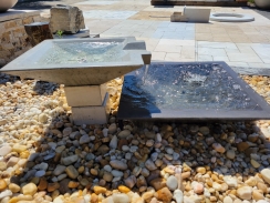 TessaRai Square Double-Bowl Water Feature Kit