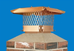 Draft King 18 in. x 18 in. Copper Single Flue Chimney Cover