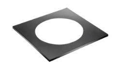 DuraVent DuraTech Square Trim Collar For Round Ceiling Support - For 8-Inch Inner Diameter DuraTech
