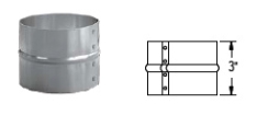 Dura-Vent DirectVent Pro Aluminum Chimney Liner Connector - 688-FLEXCONN