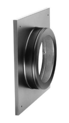 Dura-Vent DirectVent Pro Round Ceiling Support and Wall Thimble Cover - For Vent Pipes with a 5-Inch Inner Diameter - 58DVA-DC