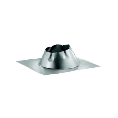 DuraVent DuraTech All-Fuel Aluminum 0/12 to 6/12 Pitch Roof Flashing - For 14-Inch Inner Diameter DuraTech