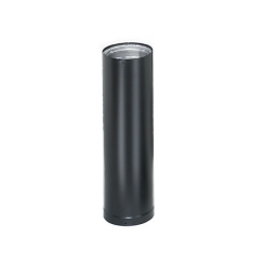 DuraVent 6 x 24 DVL Double-Wall Black Stove Pipe - 6DVL-24