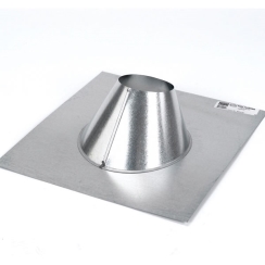 Dura-Vent Type B Gas Vent Adjustable Roof Flashing - For Vent Pipes with a 3-Inch Diameter - 3GVF