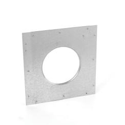 Dura-Vent Type B Gas Vent Square Ceiling Firestop Spacer - For Vent Pipes with a 4-Inch Diameter - 4GVFS