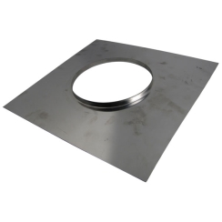 Dura-Vent 3 Inch Diameter CollarPlate with Clamp Band for DuraFlex