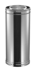 DuraVent DuraPlus 8-Inch Inner Diameter All-Fuel Stainless Steel Chimney Pipe - 36-Inch Length
