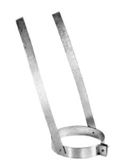 DuraVent DuraPlus All-Fuel Chimney Elbow Support Strap - For 6-Inch Inner Diameter DuraPlus Elbows