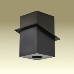 DuraVent DuraPlus All-Fuel 24 Inch Tall Square Cathedral Ceiling Support Box - For 6-Inch Inner Diameter DuraPlus