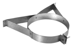 DuraVent DuraPlus All-Fuel Stainless Steel Chimney Pipe Wall Strap - For 6-Inch Inner Diameter DuraPlus