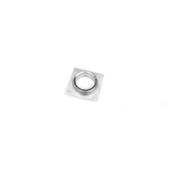 DuraVent DuraTech All-Fuel Chimney Pipe Masonry and Zero-Clearance Fireplace Anchor Plate - For 6-Inch Inner Diameter DuraTech