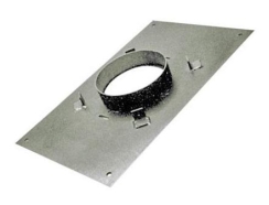 Duravent DuraTech to DuraLiner 17 x 17 Inch Transition Anchor Plate for 8-Inch Inner Diameter DuraTech