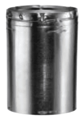 DuraVent 3-Inch Diameter Type B Gas Vent Pipe - 18-Inch Length