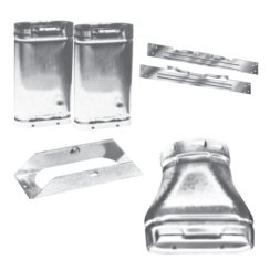 DuraVent 4 Inch Oval B-Vent Pipe Installation Kit