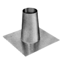 DuraVent 8 Inch Diameter Tall Cone B-Vent Flat Roof Flashing