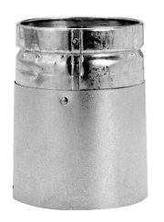 DuraVent 8 Inch Diameter Universal Male B-Vent Pipe Adapter - 1/4 Inch