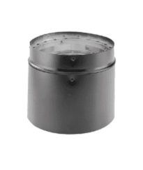 DuraVent 7 Inch Diameter Adjustable Black DVL Pipe - 6 Inch
