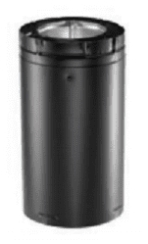 DuraVent DirectVent Pro 5 Inch Inner Diameter Black Pipe - 9 Inch Length