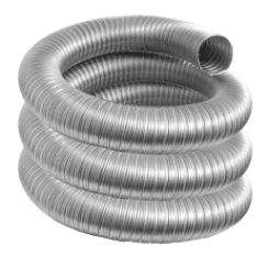 DuraVent DuraFlex Pro 4 Inch Diameter Stainless Steel Flex Length - 15 Foot Length