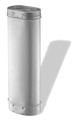 DuraVent DuraLiner 12 inch Oval Rigid Reline Pipe - 6 inch Diameter - 6DLR-12O