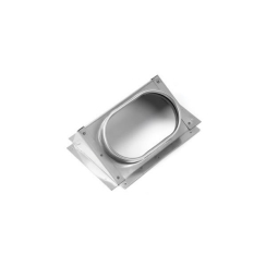 DuraVent DuraLiner 8 inch Oval to Oval Stove Connector - 8DLR-CNO