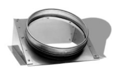 DuraVent DuraLiner Round-Oval Stove Connector for Dura liner 6 inch Pipe - 6DLR-CNRO