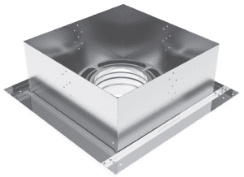 DuraVent DuraPlus 6 Inch Diameter Flat Ceiling Support Box
