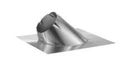 DuraVent DuraTech 0/12 to 6/12 Pitch Roof Flashing - For 16-Inch Inner Diameter DuraTech
