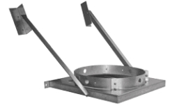 DuraVent DuraTech 14 Inch Diameter Tee Support Bracket