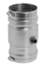 DuraVent FasNSeal 4 Inch Diameter Universal Appliance Adapter with Condensate Drain