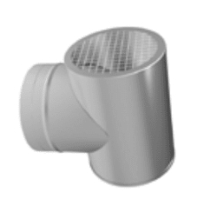 DuraVent FasNSeal 6 Inch Diameter Termination Tee