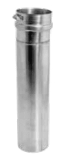DuraVent FasNSeal 8 Inch Diameter 2 Degree Adjustable Vent Length - 18 Inches